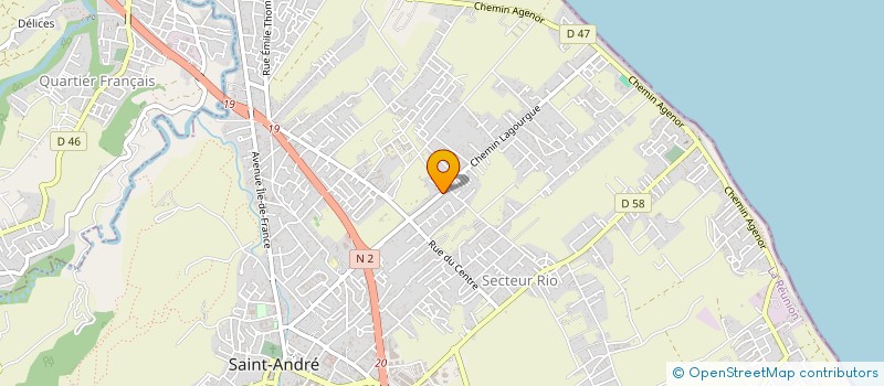 localisation de l'entreprise PORCIDIS à SAINT-ANDRE