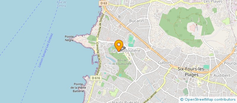 localisation de l'entreprise PORCILE à SIX FOURS LES PLAGES