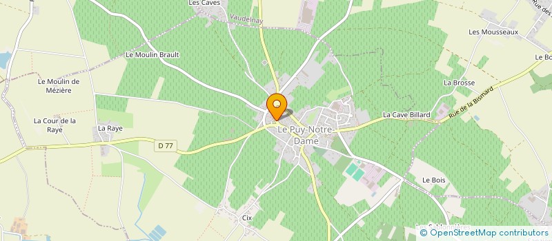 localisation de l'entreprise PORCILOIRE à LE PUY-NOTRE-DAME