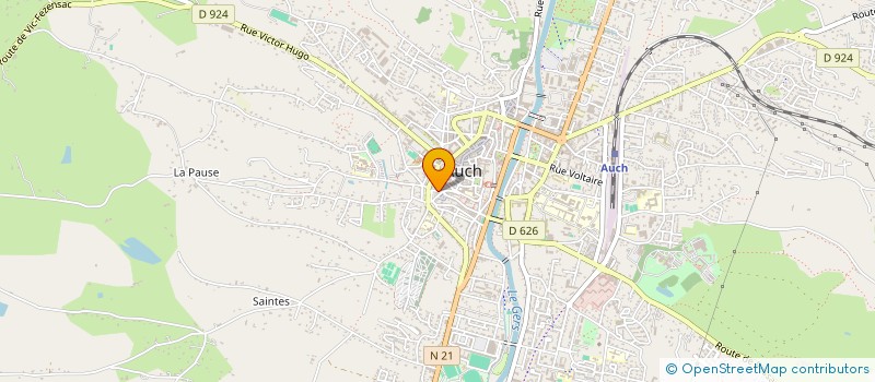 localisation de l'entreprise PORCLA LOCATIF  AUCH