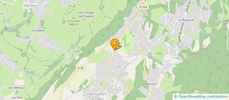 localisation de l'entreprise PORCS PAS D ACCORD  VAULNAVEYS-LE-HAUT