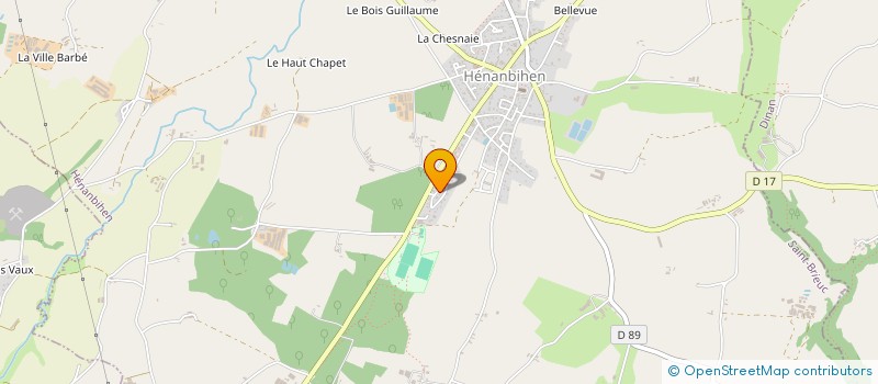 localisation de l'entreprise POREE JIMMY à HENANBIHEN