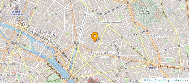 localisation de l'entreprise PORENTIN  PARIS