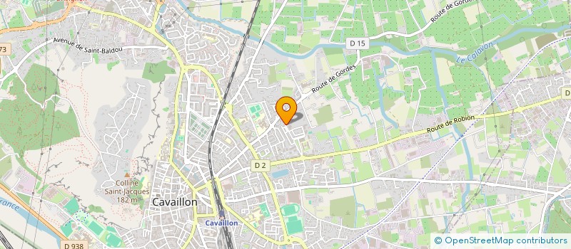 localisation de l'entreprise PORET  CAVAILLON