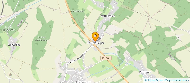 localisation de l'entreprise PORET AND CO  ABBECOURT