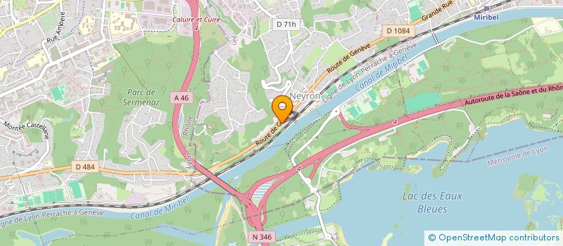 localisation de l'entreprise PORETTO  NEYRON