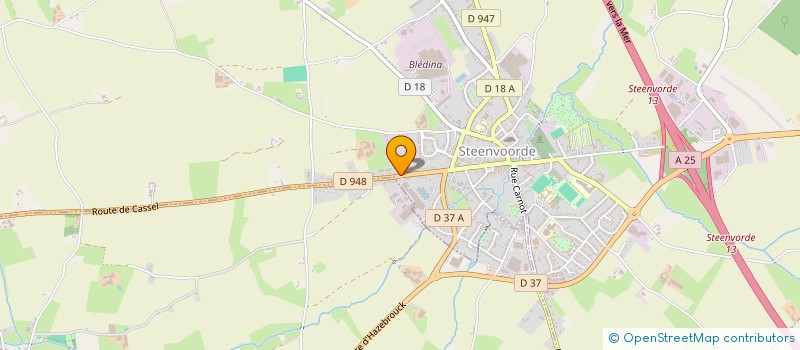 localisation de l'entreprise POREYE CANNES MARINA  STEENVOORDE