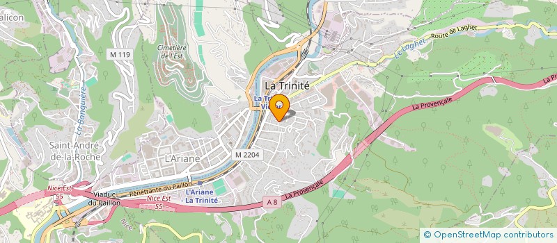 localisation de l'entreprise PORFIDA BATIMENT à LA TRINITE