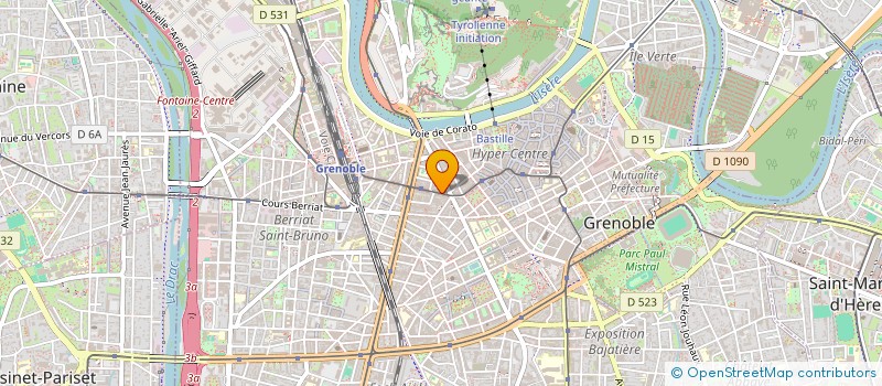 localisation de l'entreprise PORFIDO - MAZZILLI à GRENOBLE