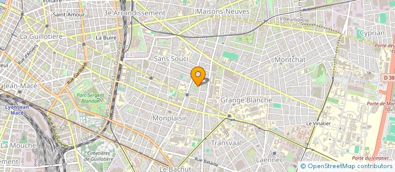 localisation de l'entreprise PORFIRO  LYON