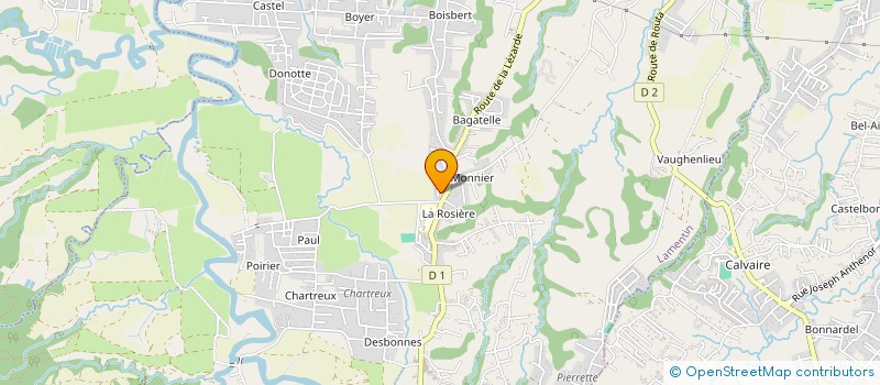 localisation de l'entreprise PORGUA  LAMENTIN