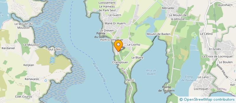 localisation de l'entreprise PORH CRAMPOUER  BADEN