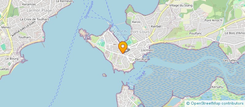 localisation de l'entreprise PORH LOEIZ SKIFF VOILE à PORT-LOUIS