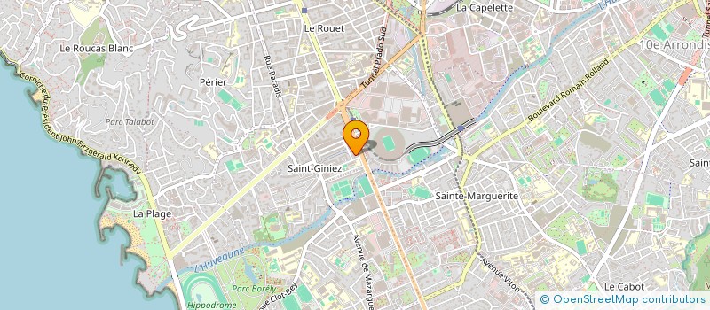 localisation de l'entreprise PORITA  MARSEILLE
