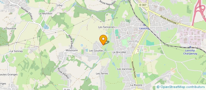 localisation de l'entreprise PORKHUB  LENTILLY