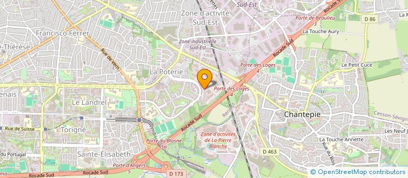 localisation de l'entreprise PORMATYS  RENNES