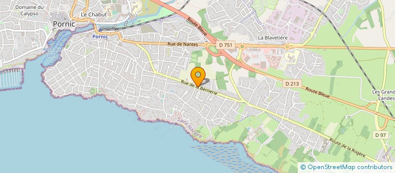 localisation de l'entreprise PORNIC ET NO EXPRESS à PORNIC