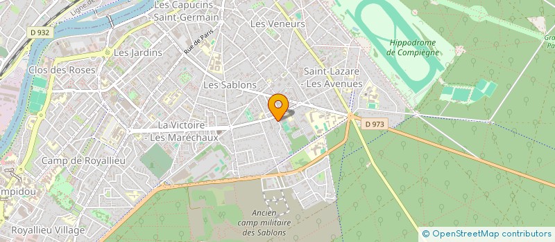 localisation de l'entreprise PORNIC LES BAINS  COMPIEGNE