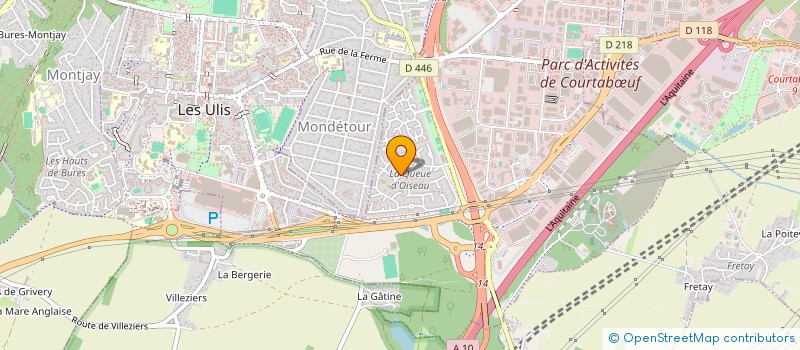 localisation de l'entreprise PORNIC-TWO  LES ULIS