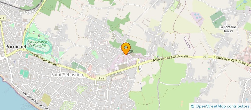 localisation de l'entreprise PORNICHET AJM à PORNICHET