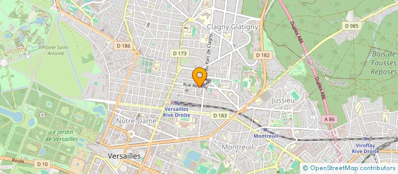 localisation de l'entreprise PORNOSTOP à VERSAILLES