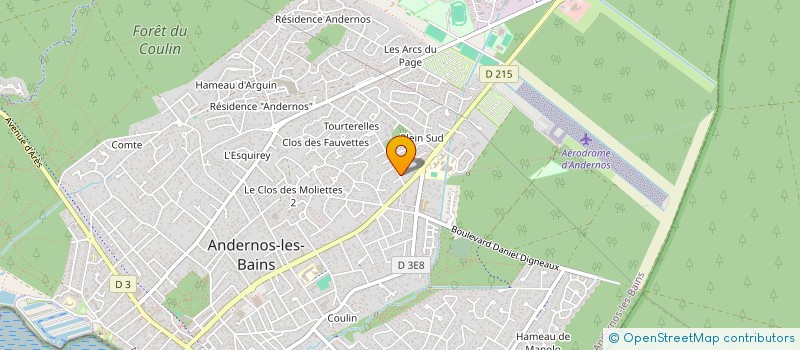 localisation de l'entreprise PORODI  ANDERNOS-LES-BAINS