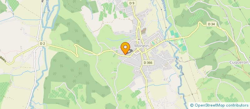 localisation de l'entreprise PORPET'IMO à MONEIN