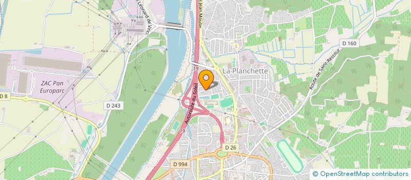 localisation de l'entreprise PORPIGLIA CM  BOLLENE