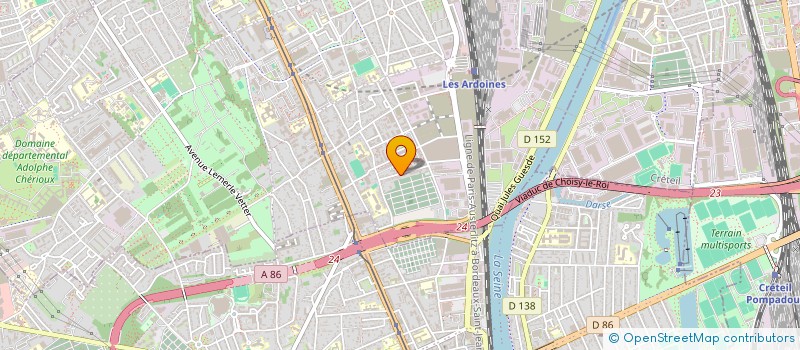 localisation de l'entreprise PORPIGLIA HLD  VITRY-SUR-SEINE