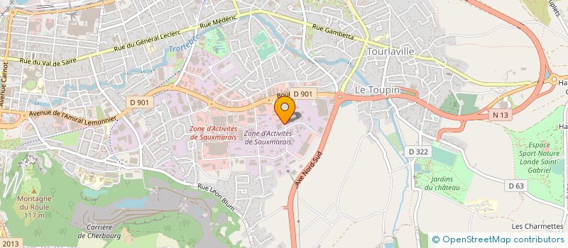 localisation de l'entreprise PORQUET à CHERBOURG-EN-COTENTIN