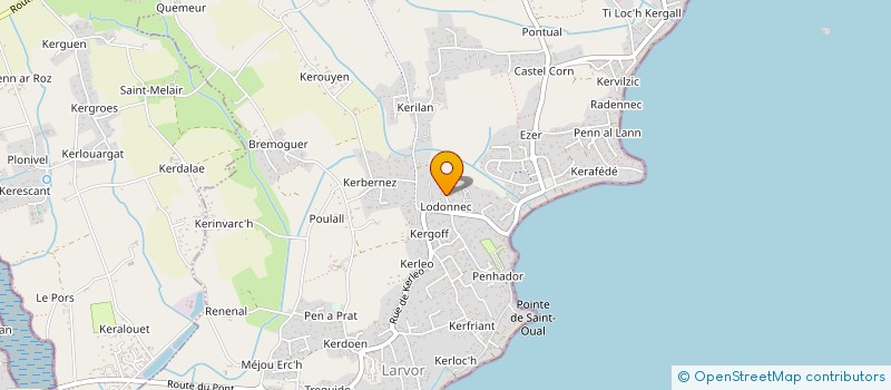 localisation de l'entreprise PORS BIHAN  LOCTUDY