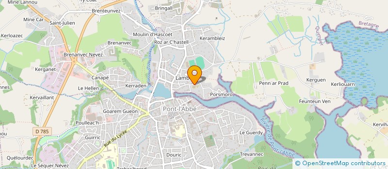 localisation de l'entreprise PORS MORO à PONT-L'ABBE