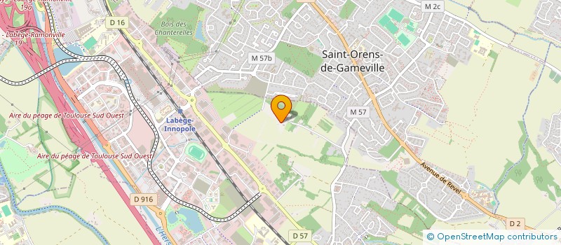 localisation de l'entreprise PORSCHE CLUB DE FRANCE TOULOUSE GASCOGNE  LABEGE