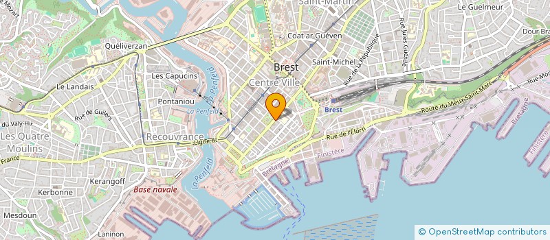 localisation de l'entreprise PORSJOLINEW  BREST