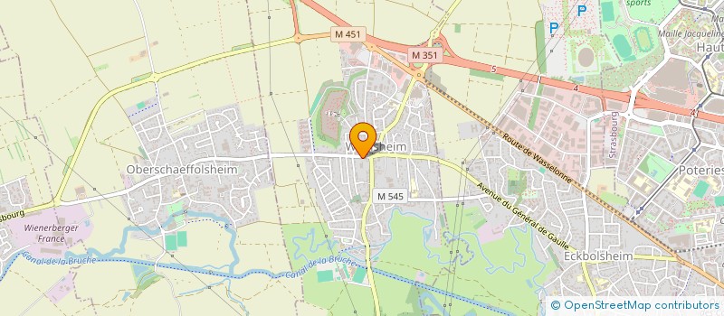 localisation de l'entreprise PORT  WOLFISHEIM