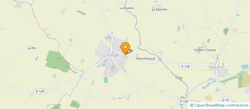 localisation de l'entreprise PORT AU LOUP  SIMPLE