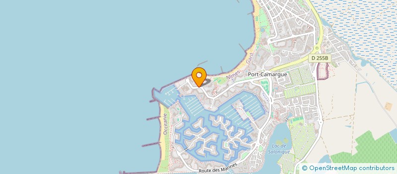 localisation de l'entreprise PORT CAMARGUE REGIE AUTO PORT PLAISANCE  LE GRAU DU ROI