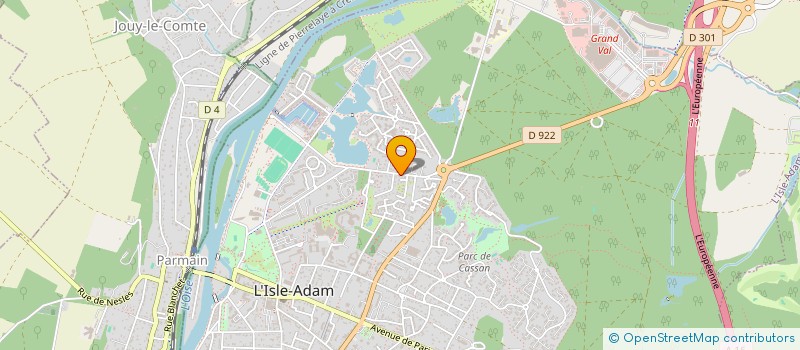 localisation de l'entreprise PORT DE L'ISLE ADAM  L'ISLE-ADAM
