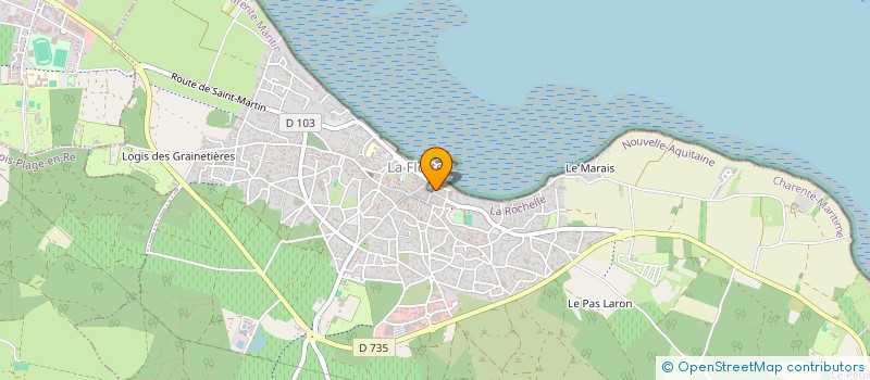 localisation de l'entreprise PORT DE LA FLOTTE EN RE  LA FLOTTE