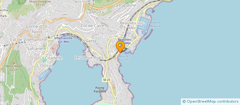 localisation de l'entreprise PORT DES FOURMIS à BEAULIEU-SUR-MER