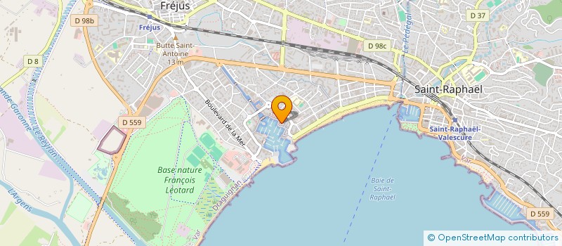 localisation de l'entreprise PORT FREJUS - COMMERCANTS - ASSOCIATION à FREJUS