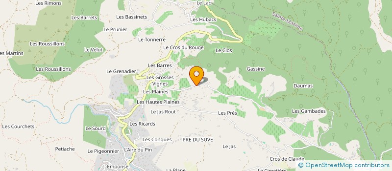 localisation de l'entreprise PORT GRIMAUD BOAT  LE PLAN-DE-LA-TOUR