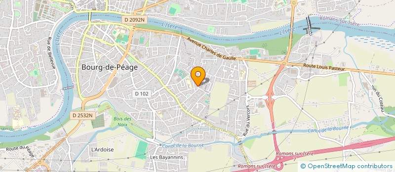 localisation de l'entreprise PORT LE LYS  BOURG-DE-PEAGE