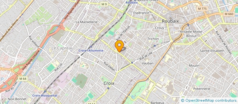 localisation de l'entreprise PORT LOUIS  ROUBAIX