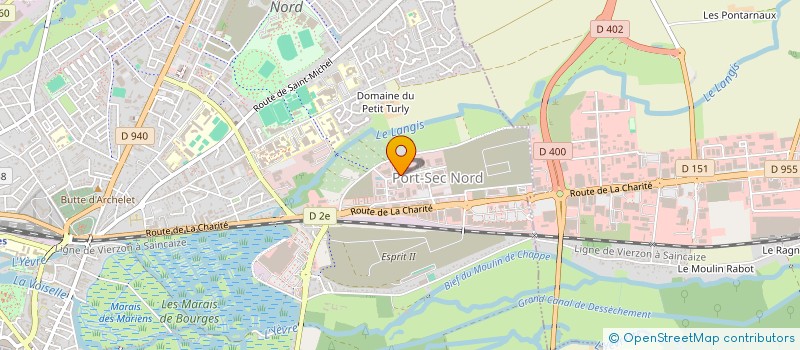 localisation de l'entreprise PORT LOUIS  BOURGES