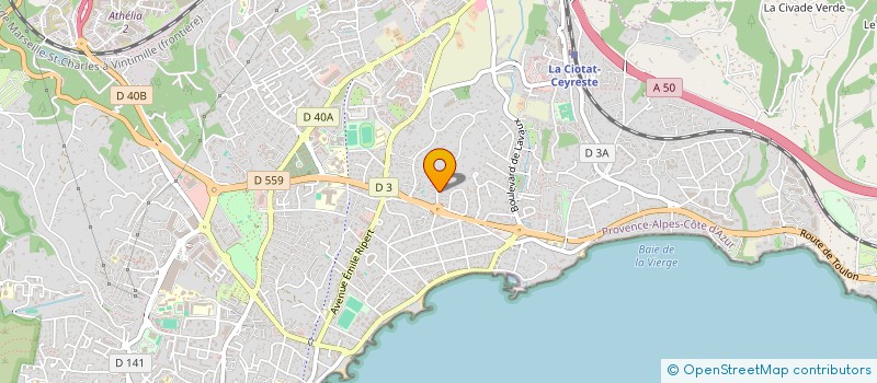 localisation de l'entreprise PORT LUMIERE à LA CIOTAT