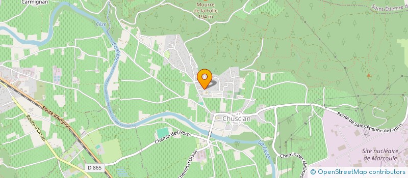 localisation de l'entreprise PORT MAGUI  CHUSCLAN