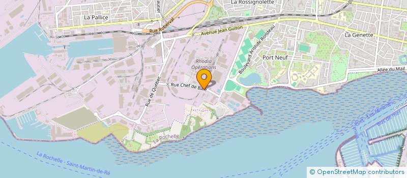 localisation de l'entreprise PORT NEUF MIREUIL ENERGIES à LA ROCHELLE