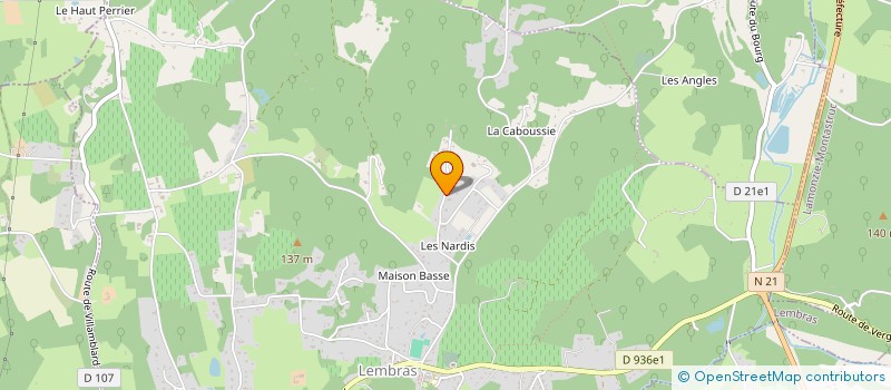 localisation de l'entreprise PORT RHODES  LEMBRAS