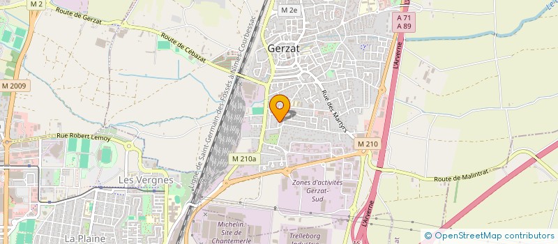 localisation de l'entreprise PORT ROYAL 63  GERZAT